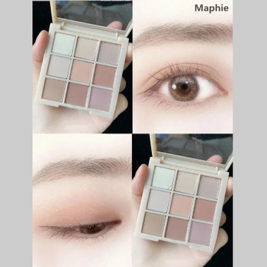 Maphie Matte Naked Eye Shadow, Ultra-Blendable, Naturing-Looking, Long Lasting, Neutral Nudes Eye Shadow Palette with Br