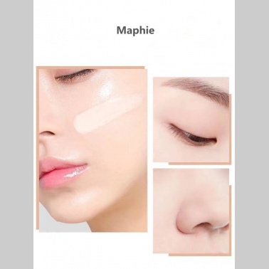 Maphie Compressed Powder, Oil Control Long Lasting Pressed Face Powder Makeup with Medium Coverage, Matte Finish #04Natu