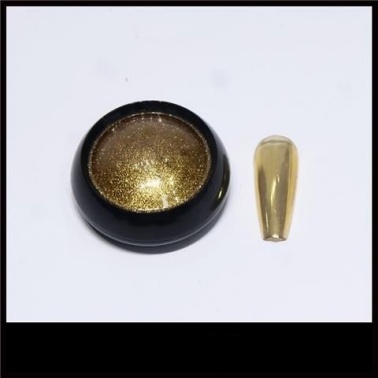 Trendosity Gold Mirror Nail Powder Winter Holiday Mirror Nail Powder Metallic Powder